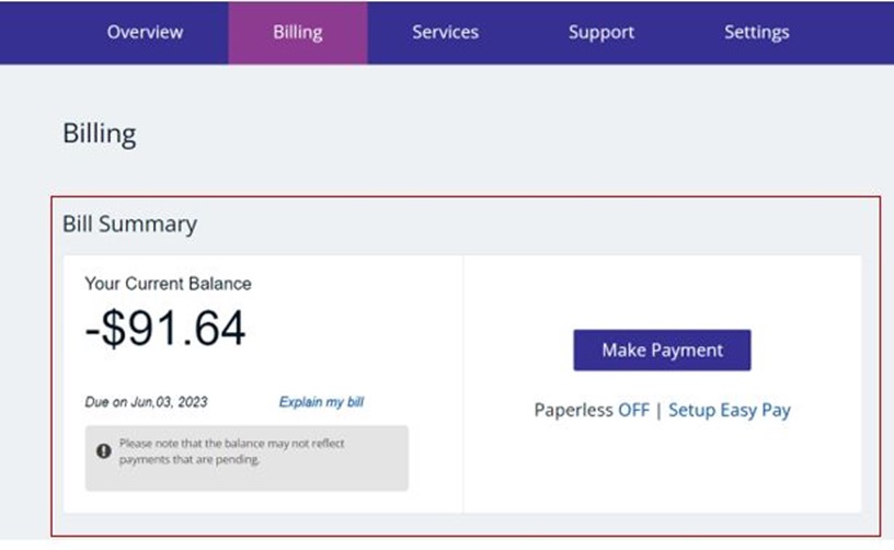 How Do I View My Bill? Sparklight Support