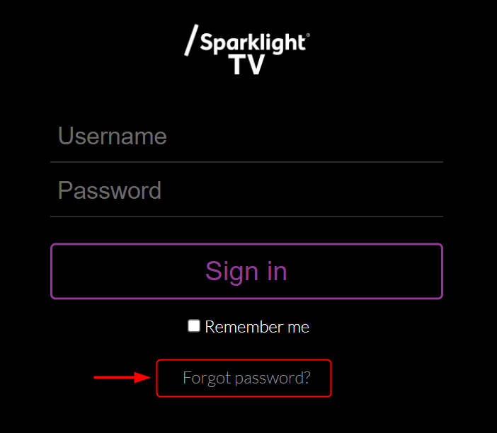 Sparklight Tv - Password Reset Sparklight Support