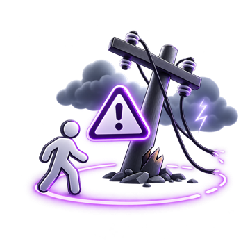 Downed lines
